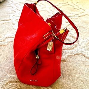 Coach Purse in Coral color